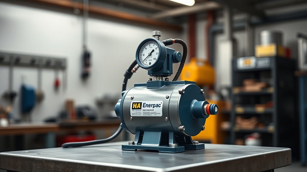 Enerpac P391 Hidrolik Pompa Basınç ve Akış Testi