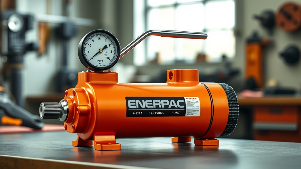 Enerpac P391 Hidrolik Pompa Basınç ve Akış İncelemesi