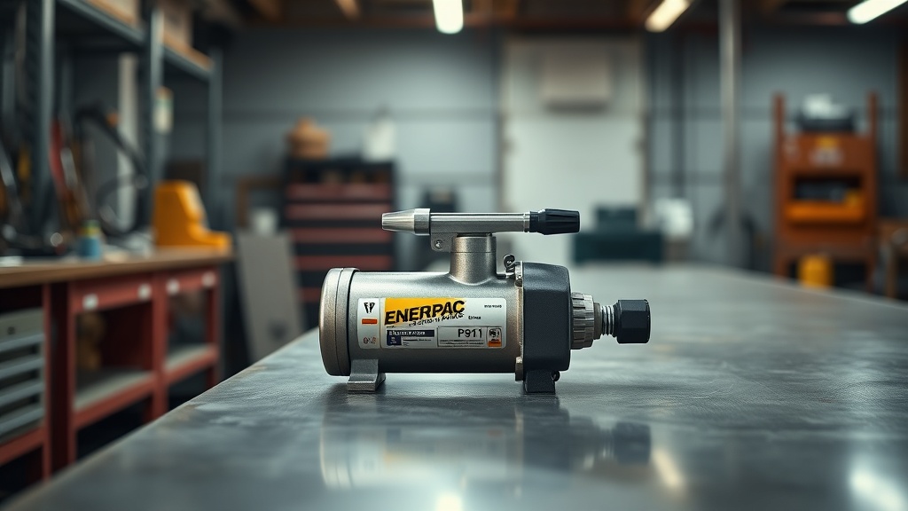 Enerpac P391 Hidrolik Pompa Satın Alma Rehberi
