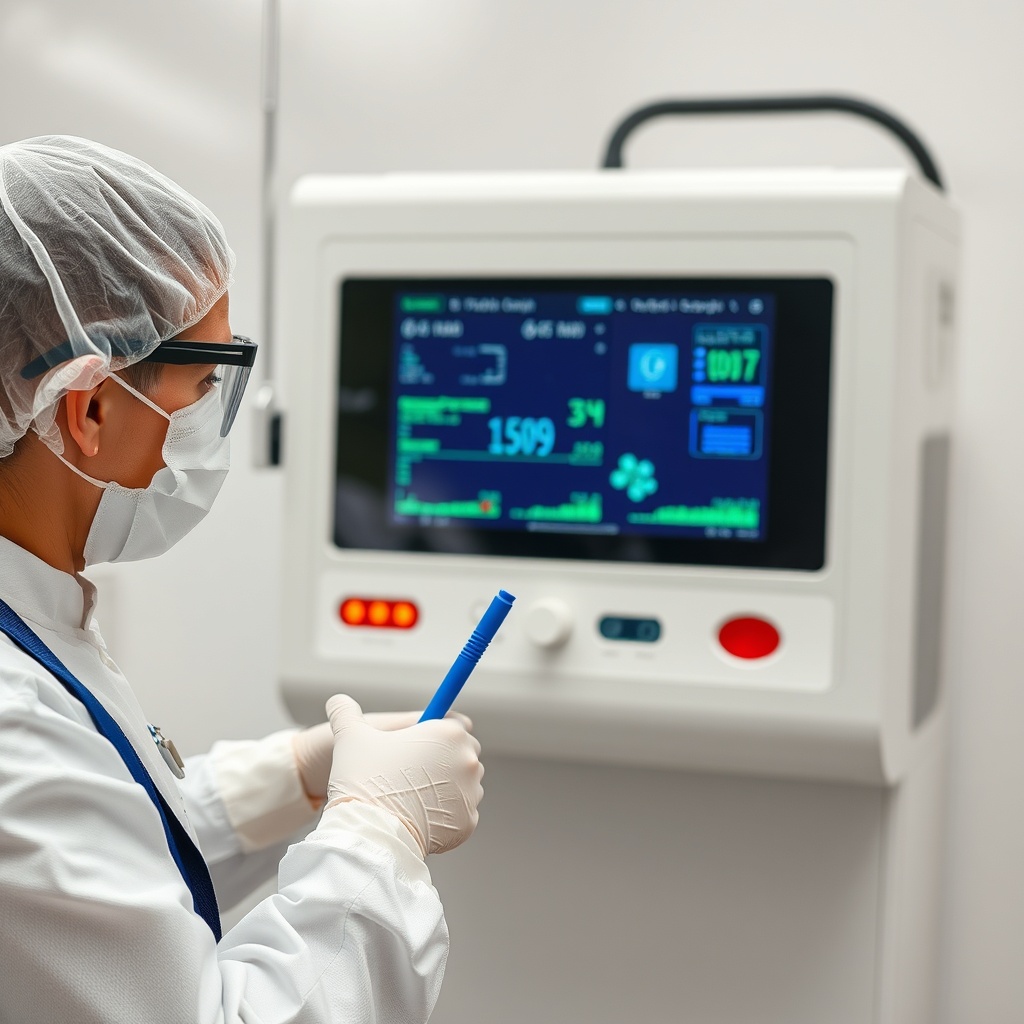 <Hidrolik silindirin bir test düzeneğinde basınç ve akış ölçüm cihazlarıyla bağlı olduğu e